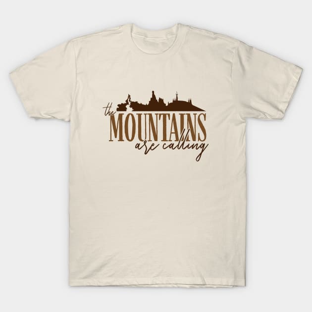 Mountains Are Calling T-Shirt by Merlino Creative